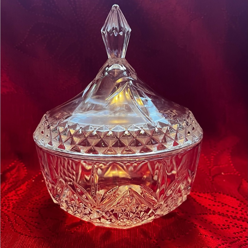 Elegant Crystal Candy Dish